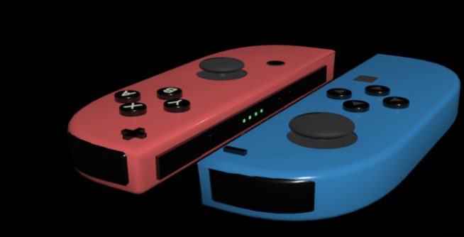 3d render of nintendo switch